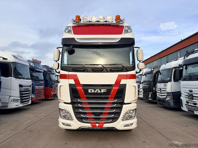 Mainomas kėbulo sunkvežimis DAF XF 530 FAN  / LENK+LIFT / 1.HD / STAND * ALCOA