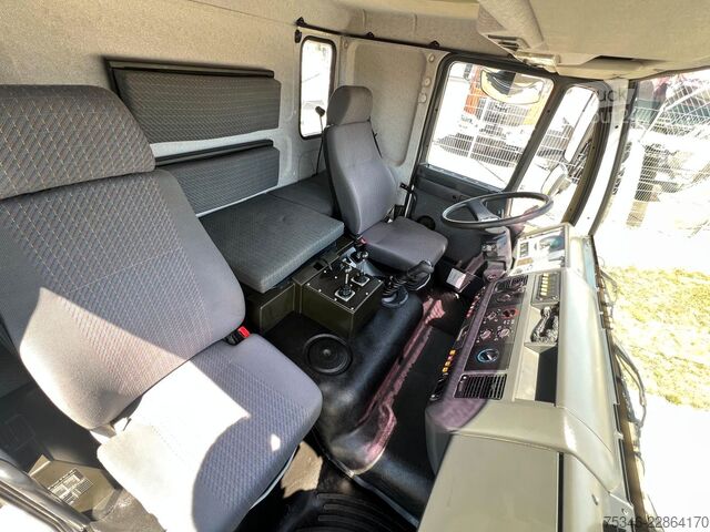 Auto-dizalica montirana na kamionu MAN L90 18.284 4x4 LOF Kipper/Kran/47 tkm/HA gelenkt