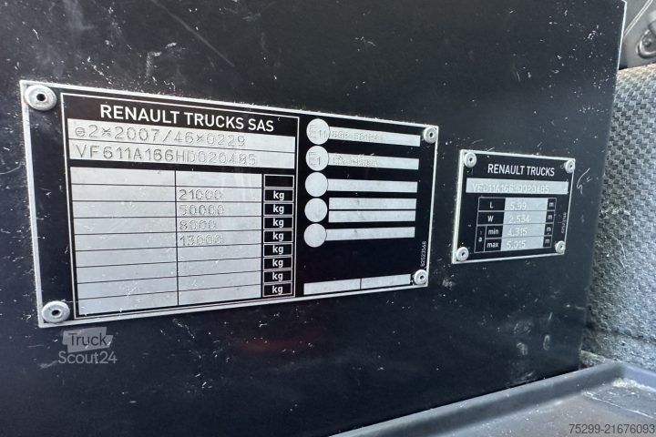 Standardni tegljač Renault T460 4x2 Retarder / Swiss-Vehicle
