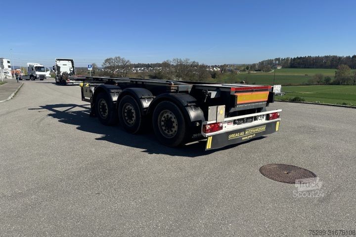 Swap body semitrailer Schwarzmüller SPA 3/E Containertransport / Swiss-Vehicle