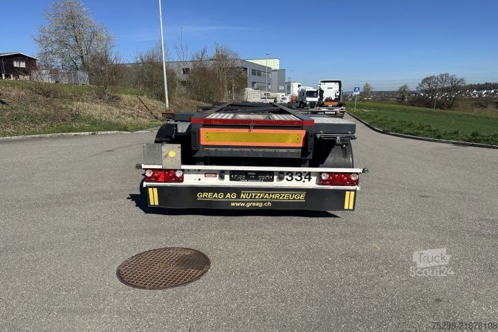 Swap body semitrailer Schwarzmüller SPA 3/E Containertransport / Swiss-Vehicle