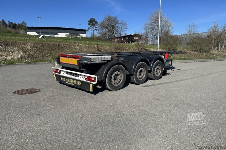 Swap body semitrailer Schwarzmüller SPA 3/E Containertransport / Swiss-Vehicle