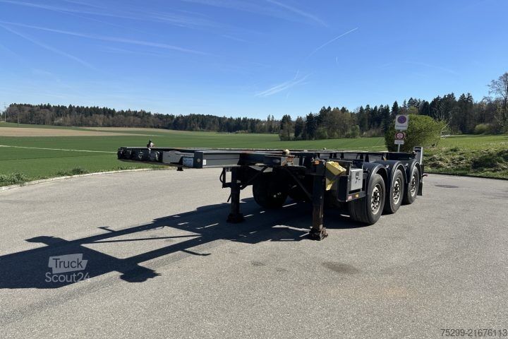 Swap body semitrailer Schwarzmüller SPA 3/E Containertransport / Swiss-Vehicle