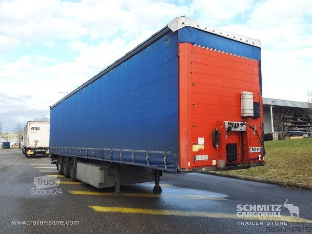 Semi-remorque bâchée Schmitz Cargobull Semitrailer Curtainsider Standard Hayon