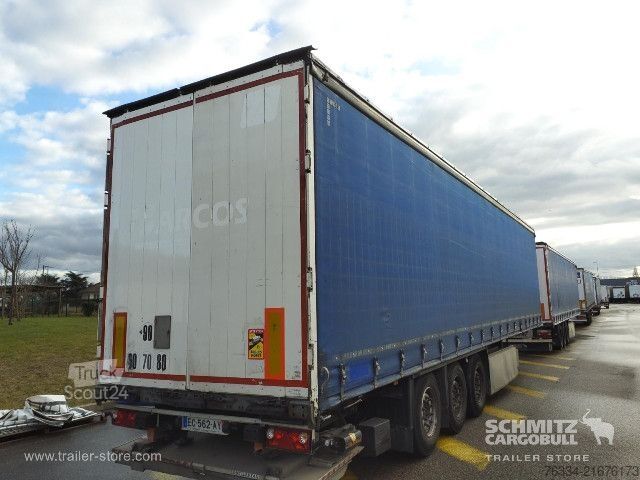 Semi-remorque bâchée Schmitz Cargobull Semitrailer Curtainsider Standard Hayon