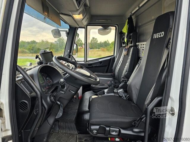 Transporter mit Koffer IVECO 75-210 Koffer + LBW, Klima, Kamera