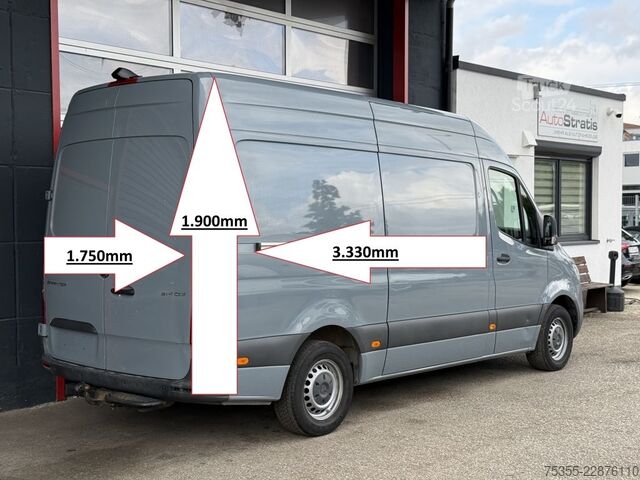 Højt tag varevogn MERCEDES-BENZ Sprinter 314 CDI L3H2 MBUX Kamera Parktronic AHK