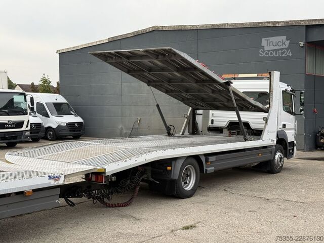 Biltransport lastbil MERCEDES-BENZ Atego 1230 Doppelstock 6,4m+4,65m Tempomat Klima