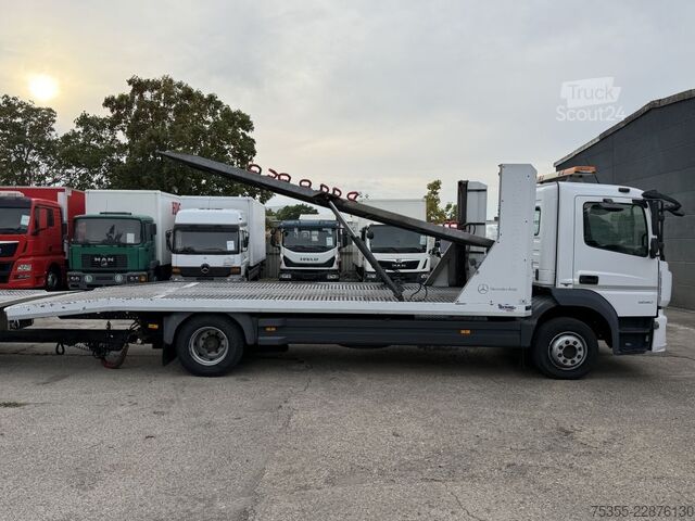Biltransport lastbil MERCEDES-BENZ Atego 1230 Doppelstock 6,4m+4,65m Tempomat Klima