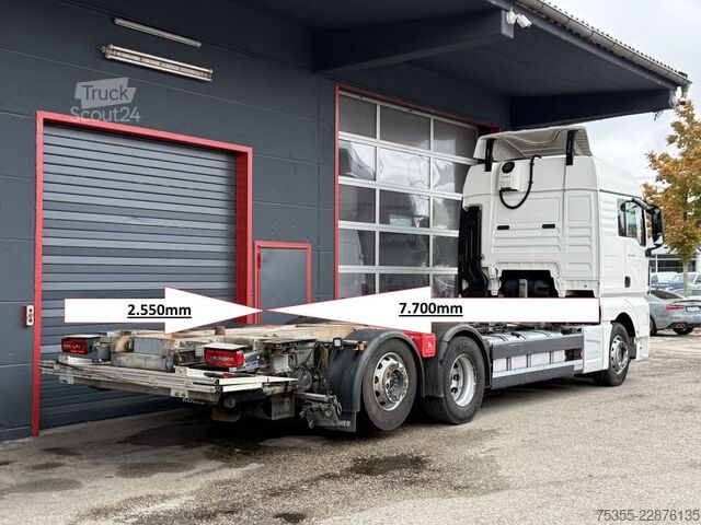 Ladbil med udskifteligt lad MAN TGX 26.460 6x2 Retarder Luft/Lift ACC Klima LBW