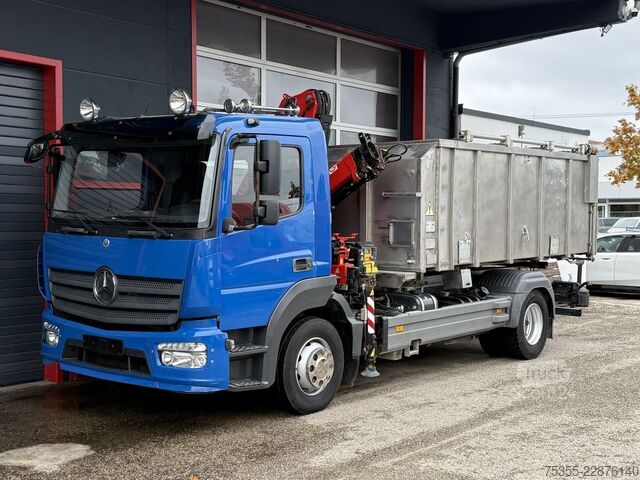 Tipvogn MERCEDES-BENZ Atego 1524 Kadaver FASSI Kran Kipphydr. Klima
