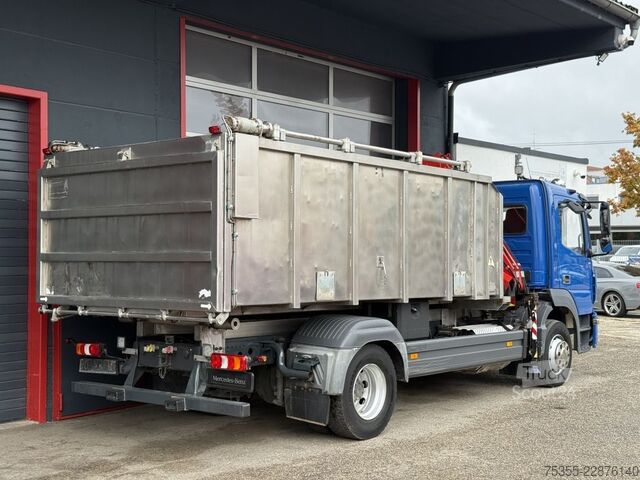 Tipvogn MERCEDES-BENZ Atego 1524 Kadaver FASSI Kran Kipphydr. Klima