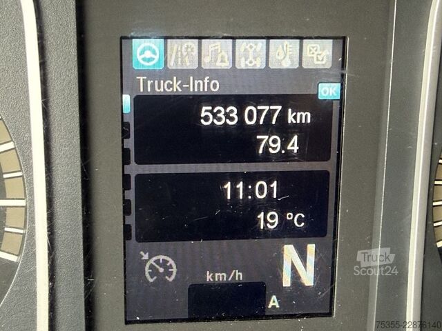 Tipvogn MERCEDES-BENZ Atego 1524 Kadaver FASSI Kran Kipphydr. Klima