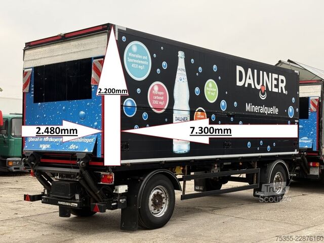 Dzērienu piekabe System Trailers Prasl 18 BÖSE  7,3m