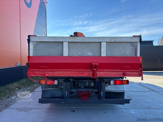 Kipper mit Kran Scania P 114 6x2 PK 16205 / BOX L=5404 mm