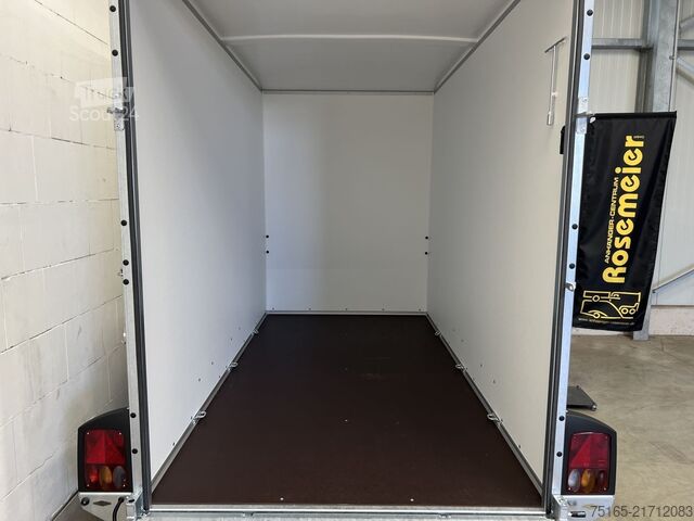 Reboque baú Böckmann KT 3015/27 H TKL glatte Wände Kofferanhänger