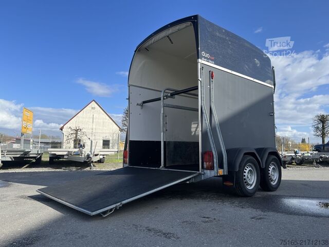Hestetransporthenger Böckmann Duo Esprit silver+black SK ALB Pferdeanhänger