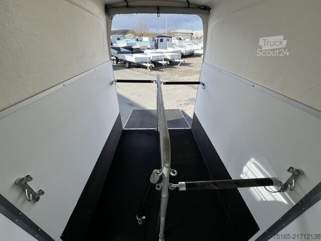 Hestetransporthenger Böckmann Duo Esprit silver+black SK ALB Pferdeanhänger