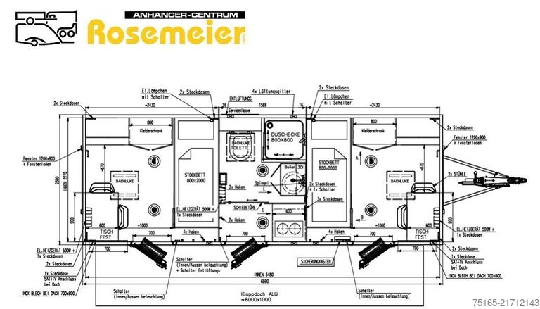 ناقلة أفراد Rosemeier VE MOBI 6602-SP2-2 Individual Mannschaftswagen
