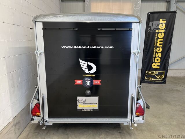 Boxtrailer Cheval Liberte Debon Cargo 1300.02+Tür Alu-Felgen Kofferanhänger