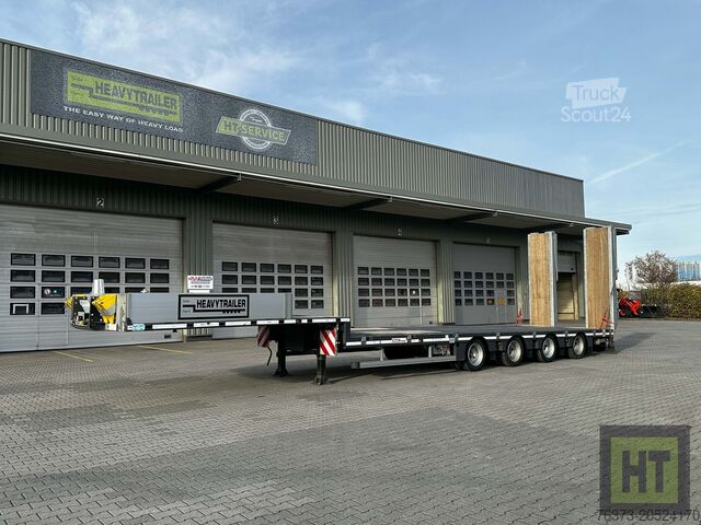 Tieflader-Sattelauflieger Faymonville MAX Trailer 4-A-Mega-Tele-Semi-Rampen