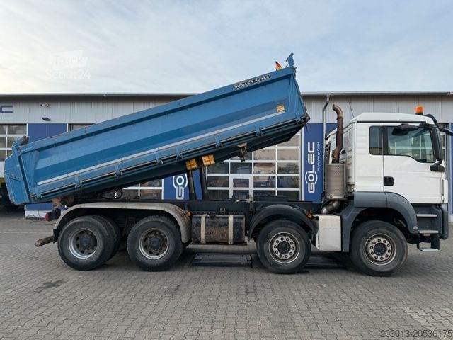 Camion-benne tricar MAN TGS 35.440 DSK 8x4 Meiller Kipper Bordmatik