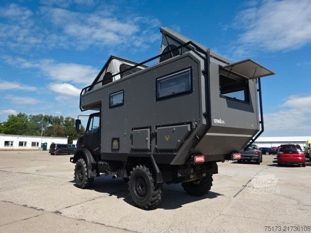 Przyczepa kempingowa/kamper MERCEDES-BENZ Unimog U4000 Expedition Wohnkabine Standheizung