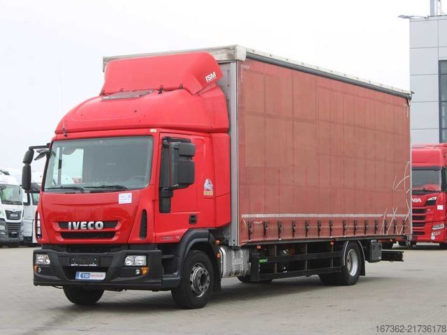 LKW mit Pritsche & Plane IVECO EUROCARGO 160E32, EURO 6