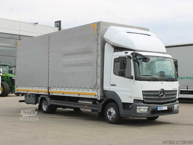 Βαν με κουρτίνα πλευράς MERCEDES-BENZ ATEGO 816, EURO 6, TAIL LIFT, SIDEWALLS