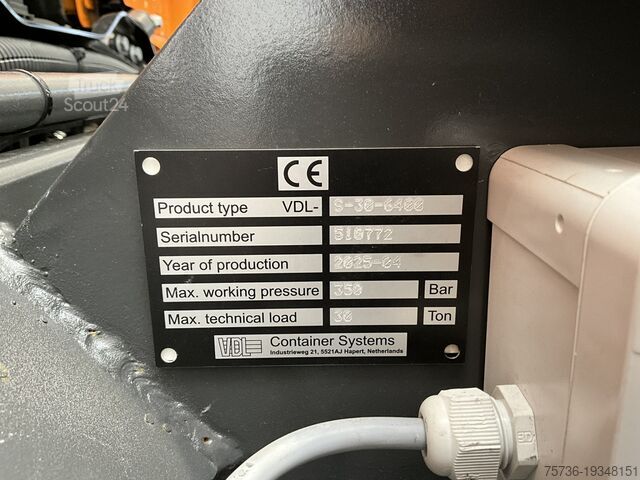 Système de bras à crochet DAF FAQ XD 450 VDL 30 Ton haakarmsysteem