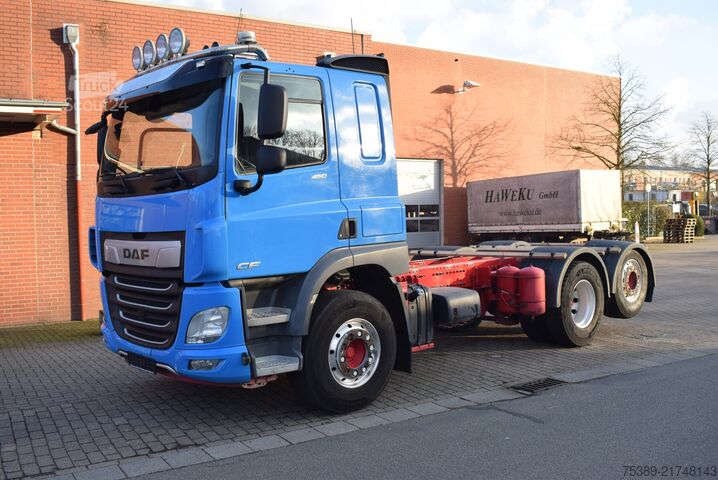 Camión volquete Daf CF 450 6x2 Fahrgestell Klima Navi Lift Retarder