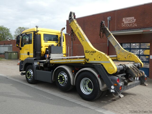 Kipper LKW MAN 26.360 6x2 Gergen Absetzkipper Fernbedienung