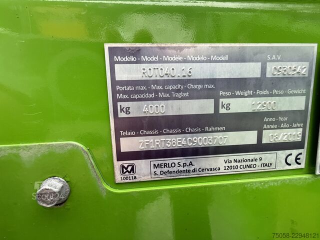 Teleskoplader Merlo ROTO 40.16