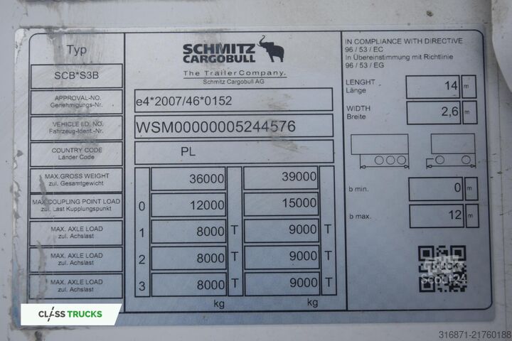 Hladilna polprikolica SCHMITZ CARGOBULL SKO Double Deck FP 60 SLXi 300
