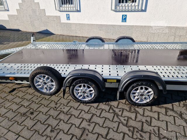 Biltransporttrailer Brian James Trailers A4 125-2424 Alufelgen 500x200 direkt