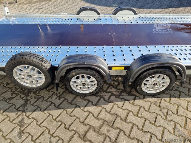 Biltransporttrailer Brian James Trailers A4 125-2424 Alufelgen 500x200 direkt
