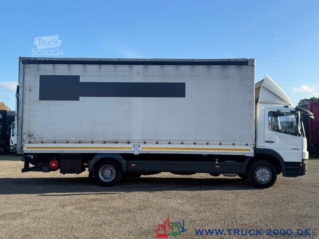Planbil med presenning Mercedes-Benz Atego 1224 Schiebeplane L+R Edscha MBB LBW 1,5T