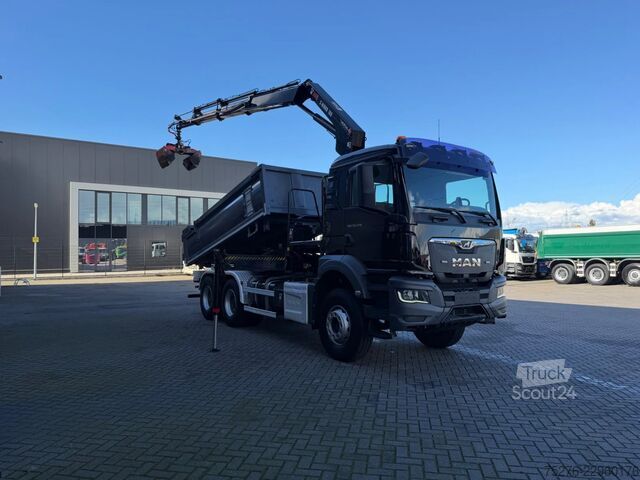 Benne à 3 côtés MAN TGS 33.470 6x4 3 zijdige Kipper/ Hiab 188 B-3 E...