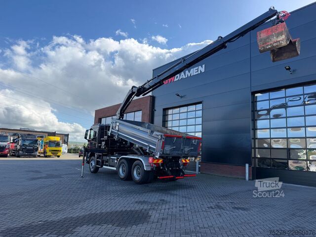 Benne à 3 côtés MAN TGS 33.470 6x4 3 zijdige Kipper/ Hiab 188 B-3 E...