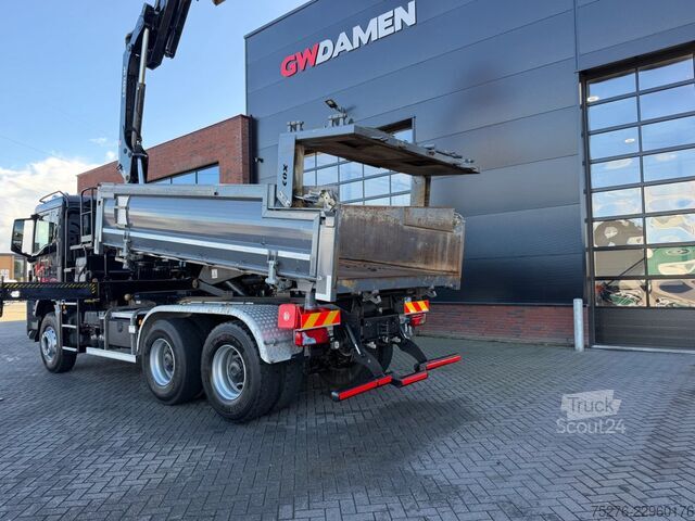 Benne à 3 côtés MAN TGS 33.470 6x4 3 zijdige Kipper/ Hiab 188 B-3 E...