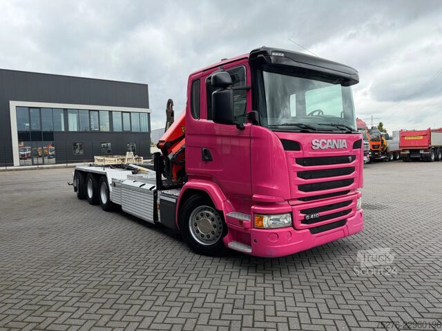 Système de bras à crochet Scania G410 8x4 Haaksysteem / kraan Euro 6 Retarder