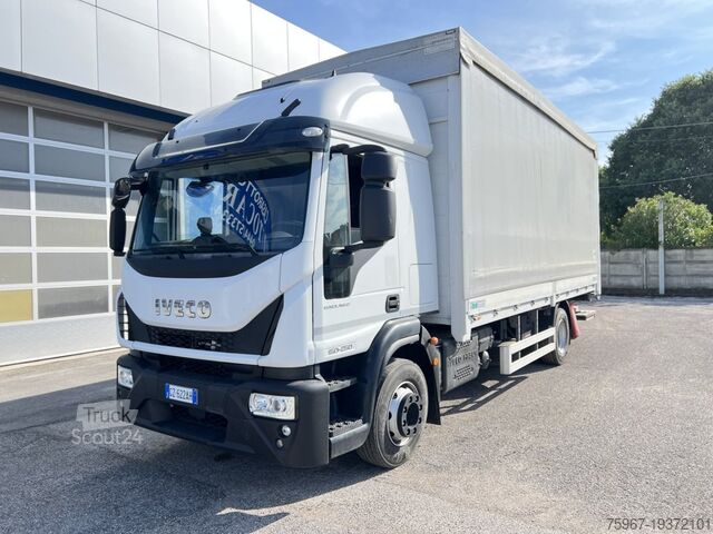 φορτηγό πλατφόρμα με μουσαμά Iveco Eurocargo 150-250