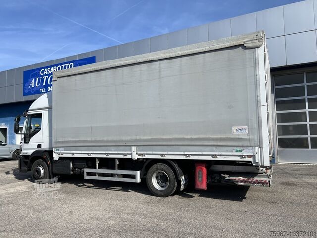 φορτηγό πλατφόρμα με μουσαμά Iveco Eurocargo 150-250