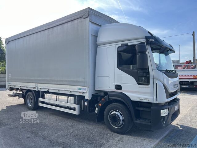 φορτηγό πλατφόρμα με μουσαμά Iveco Eurocargo 150-250