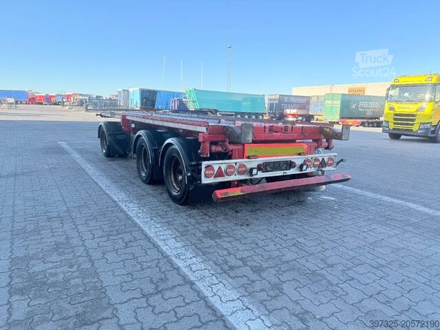 Transport av containere CMT Transfer trailer / Abrollanhänger /