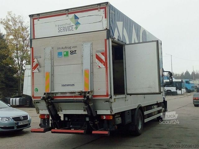 Tenteli düz yataklı kamyon IVECO 150E28,LBW,Euro-5