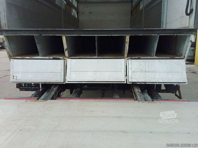 Tenteli düz yataklı kamyon IVECO 150E28,LBW,Euro-5