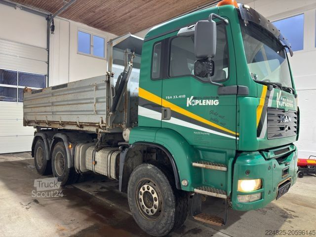 Camión volquete trilateral MAN TGA 33.413 FDK DREISEITENKIPPER BLATT SCHALTER
