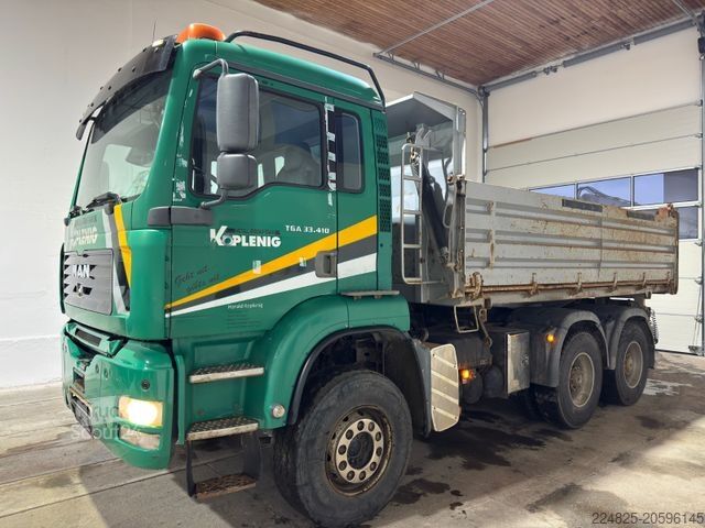 Camión volquete trilateral MAN TGA 33.413 FDK DREISEITENKIPPER BLATT SCHALTER