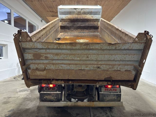 Camión volquete trilateral MAN TGA 33.413 FDK DREISEITENKIPPER BLATT SCHALTER